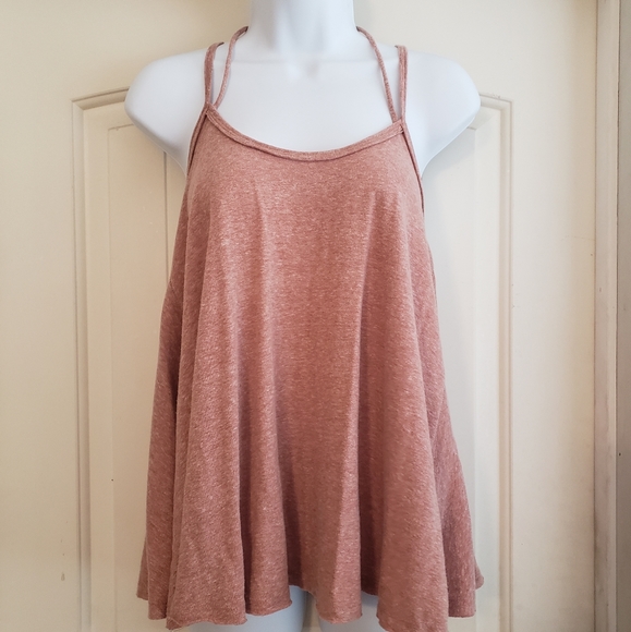 Free People Tops - *SOLD* Free People We The Free flowy swing strappy tank top size medium